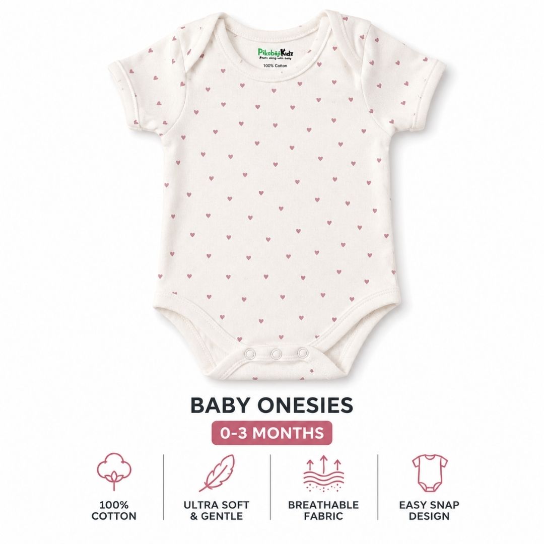 3 PCS Muslin Baby Gift Set | Reversible Blanket, Muslin Bath Towel & Cotton Onesie | Newborn Baby Gift Set