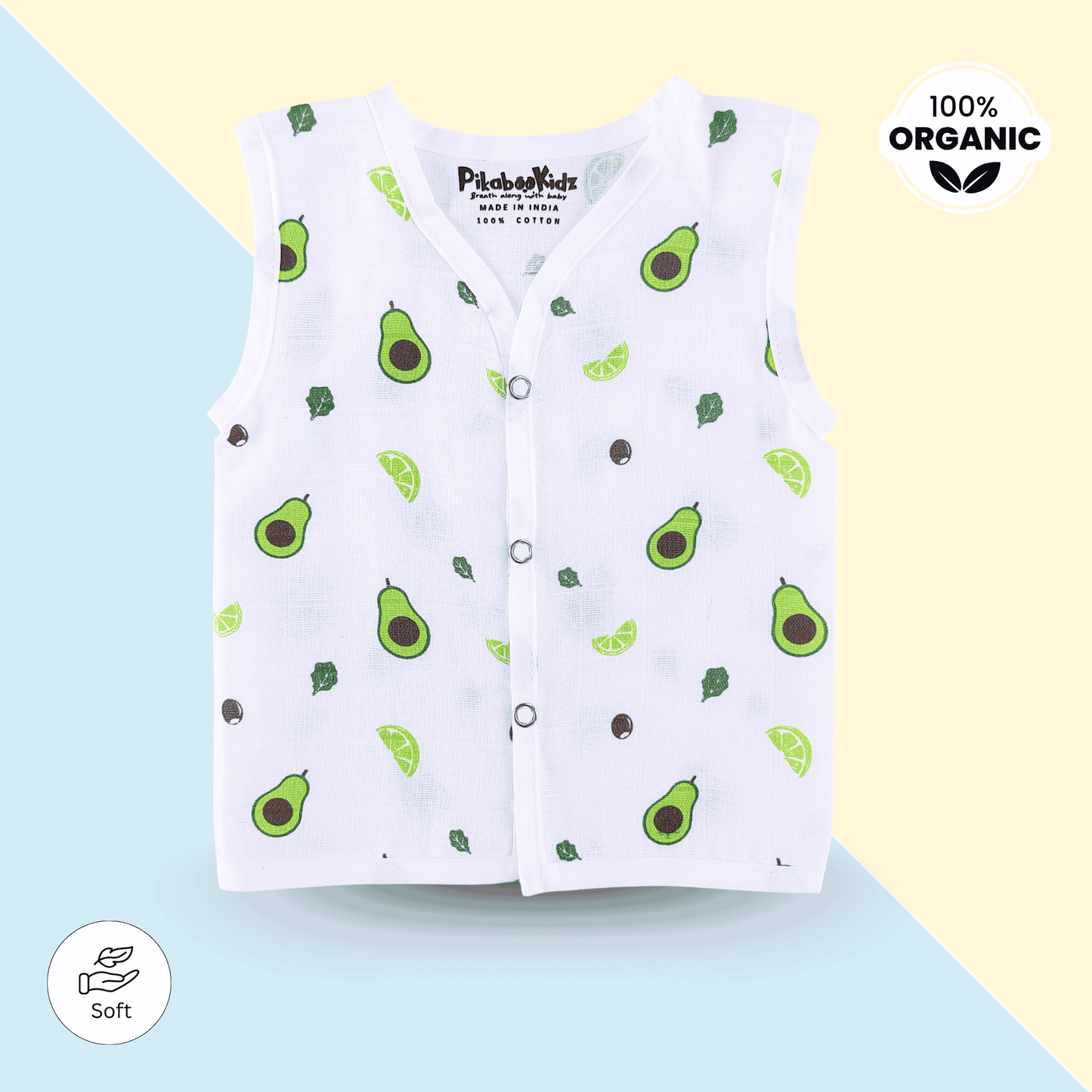 Muslin Button Jablas 0-3M Combo ( Any 5 )