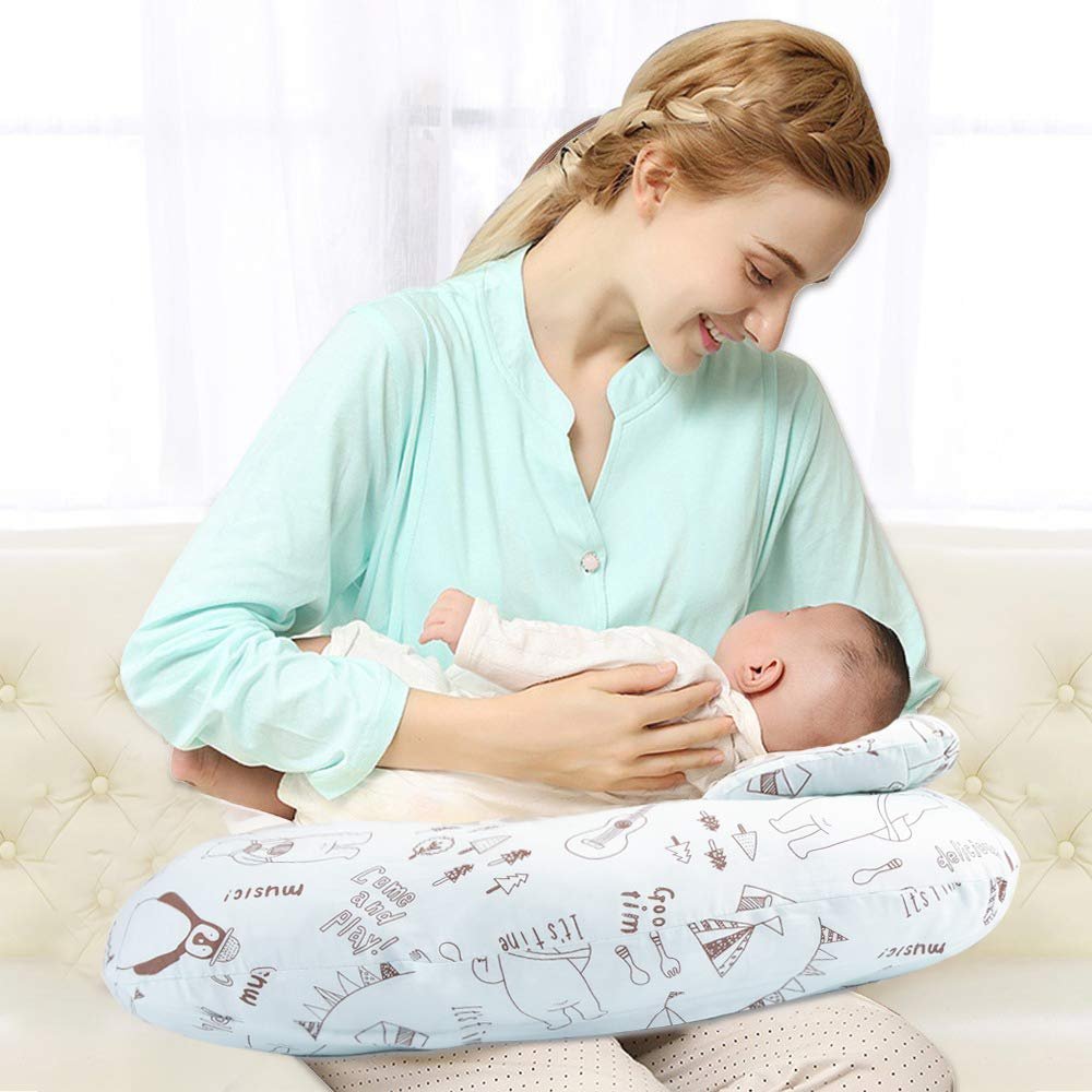 Feeding Pillow without buckle – Blue