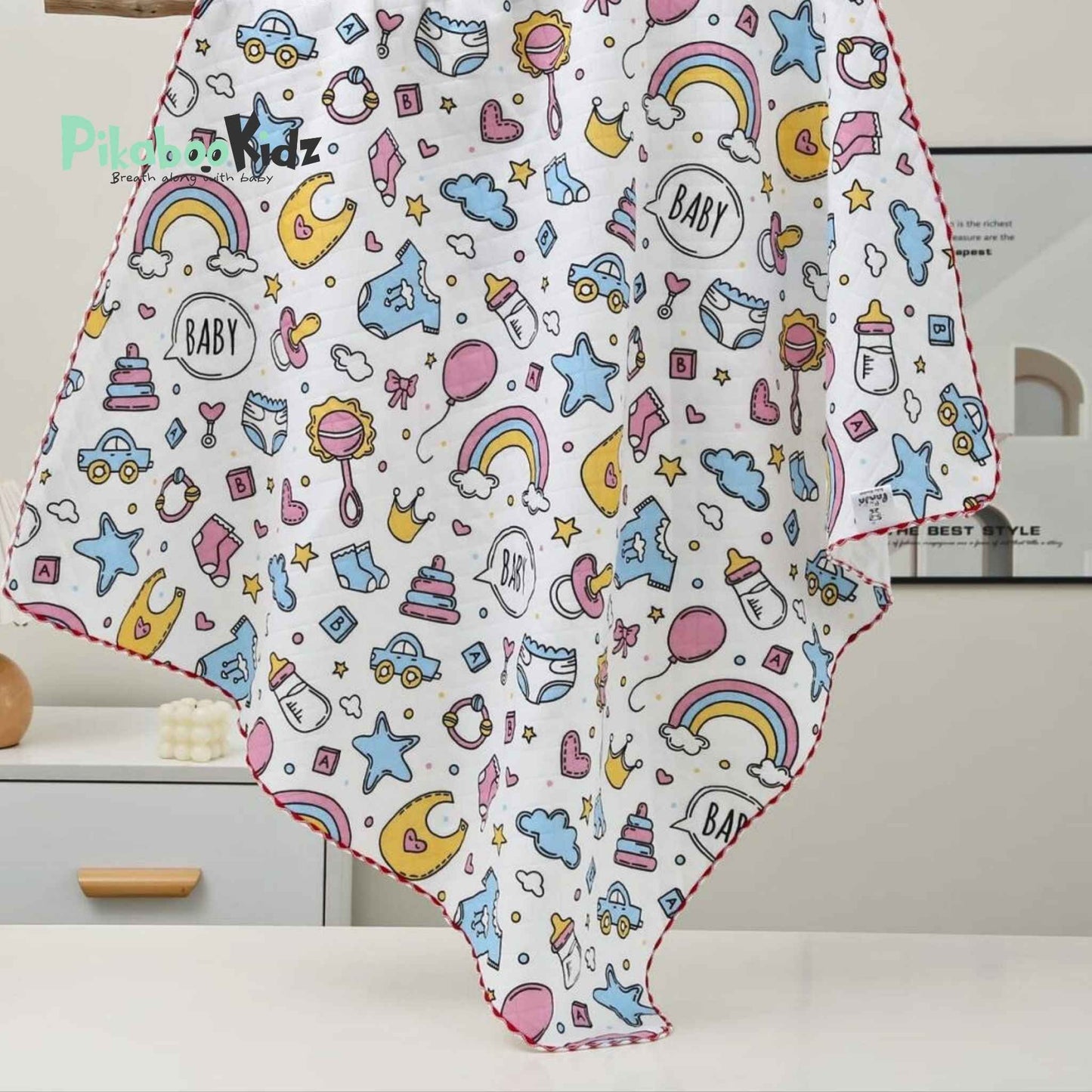 2 Layer Muslin Blanket in 85*85 cm - Baby products