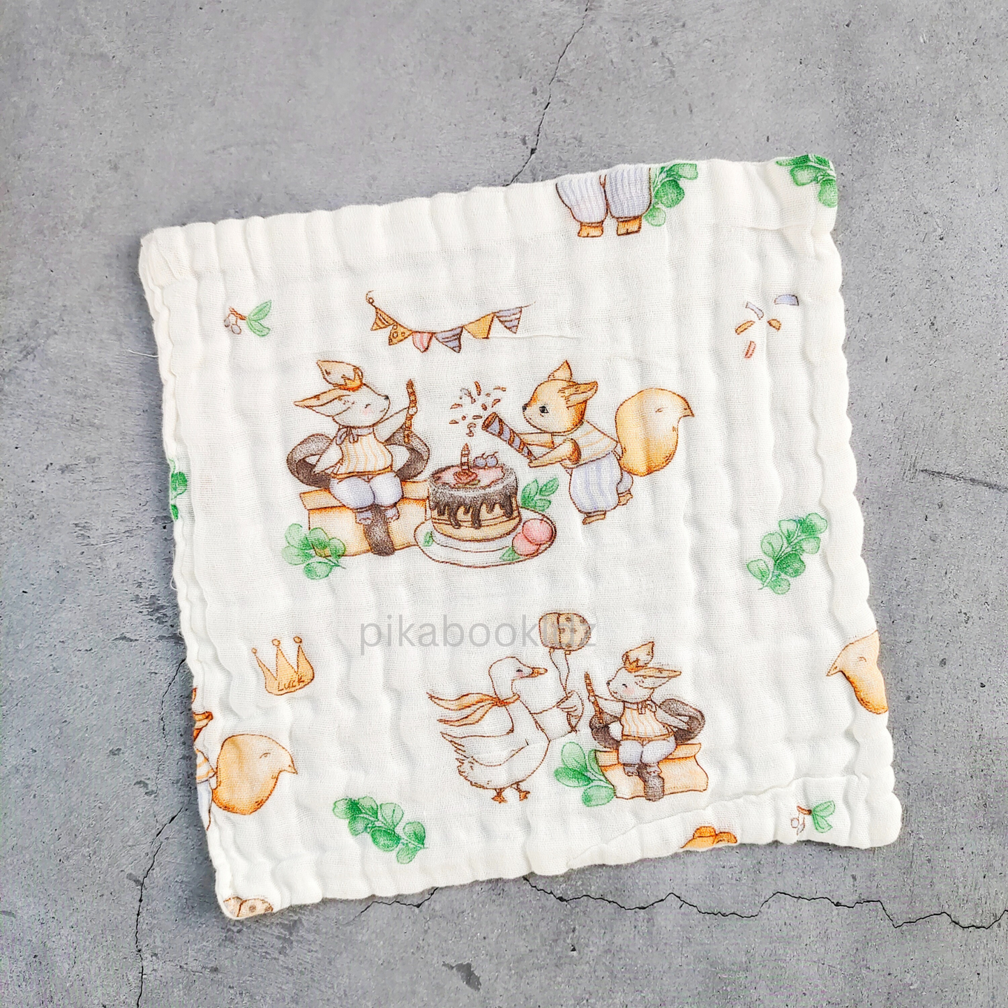 6 layer Muslin Washcloth Combo of Any 5 (Assorted)