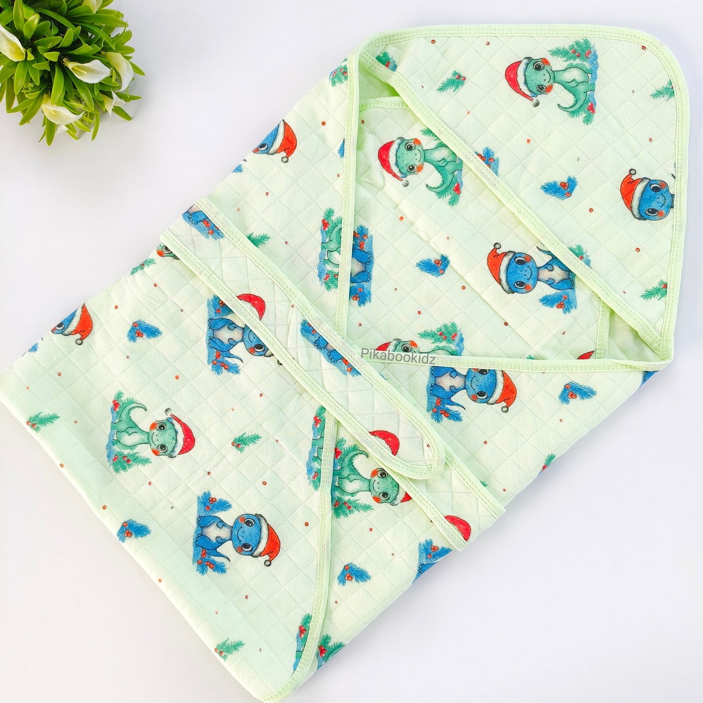 Muslin Hooded Wrapper / Blanket Colors – Cute Dino