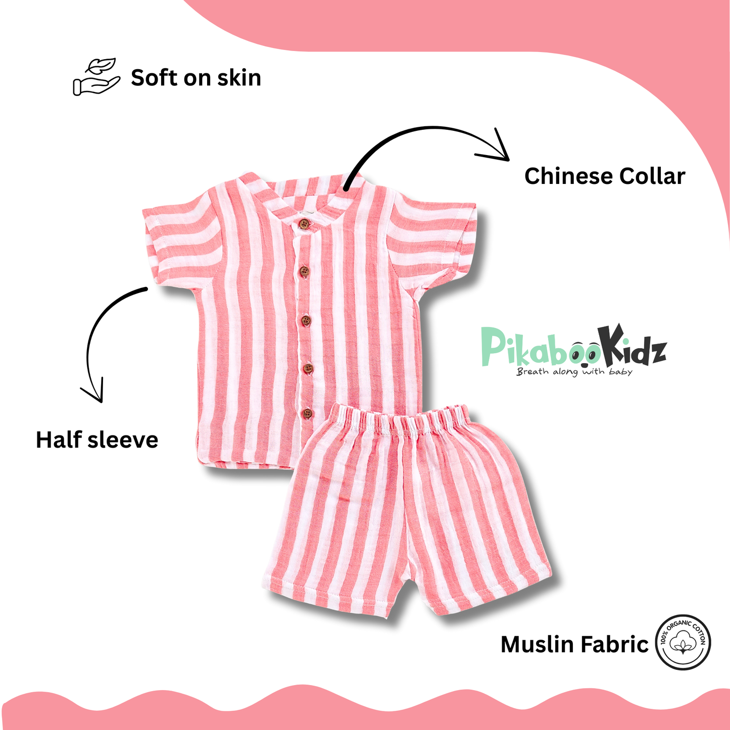 Muslin Sleeve Collar Coords 12-18 M (1)