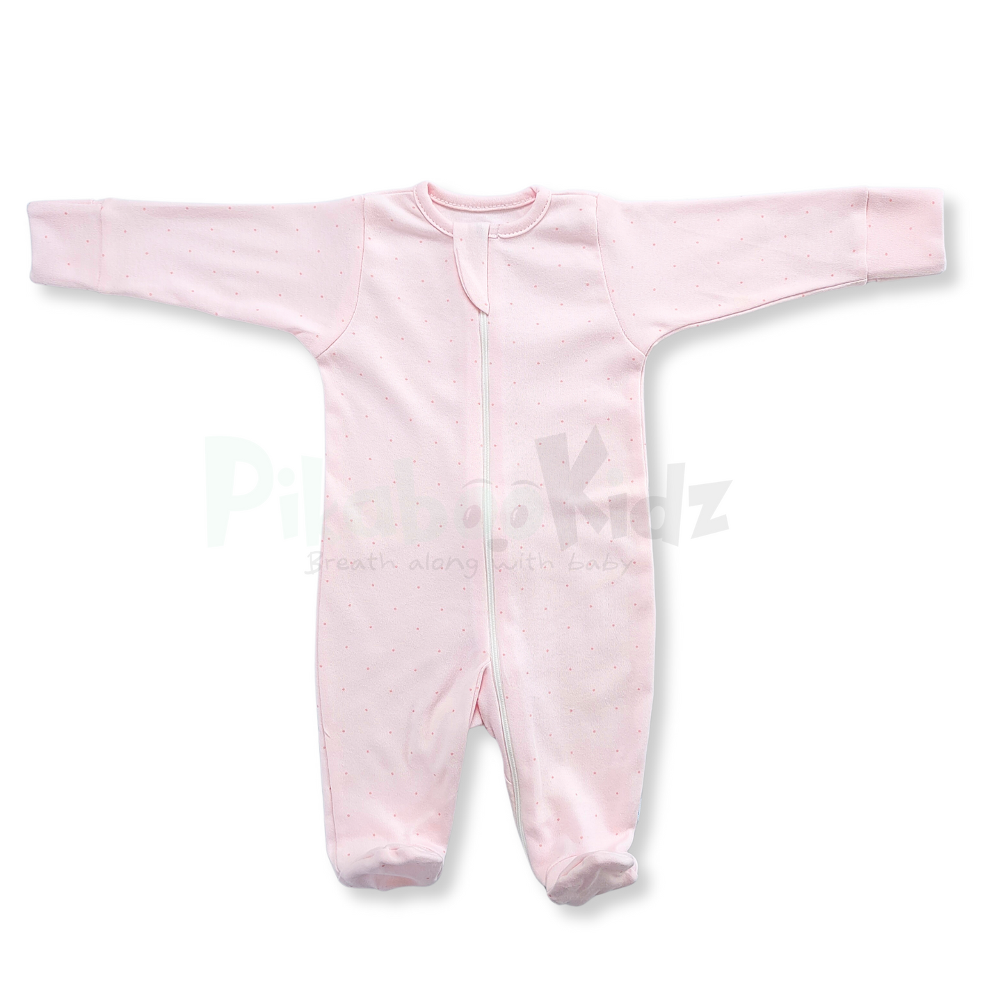 Footed Rompers - Pink