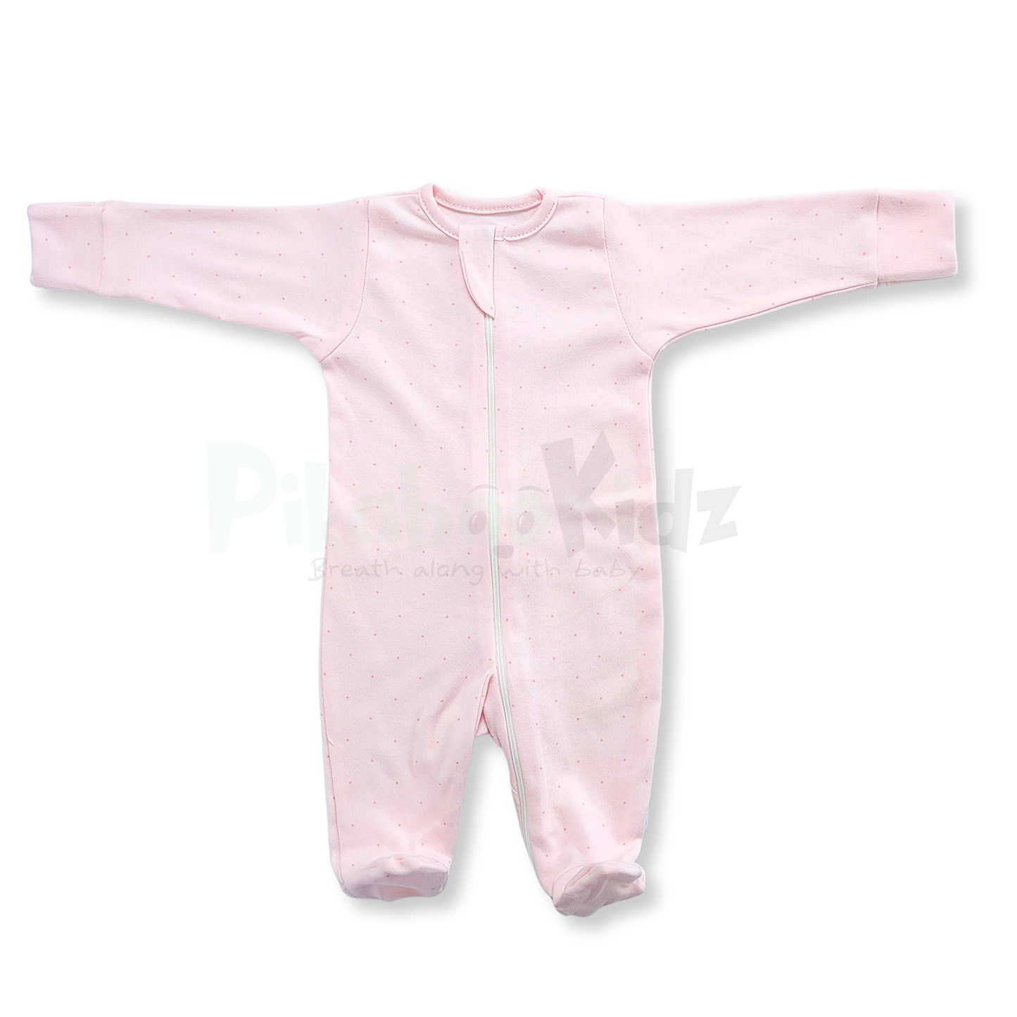 Full Footed Zipper Rompers - 3 Combo (4)