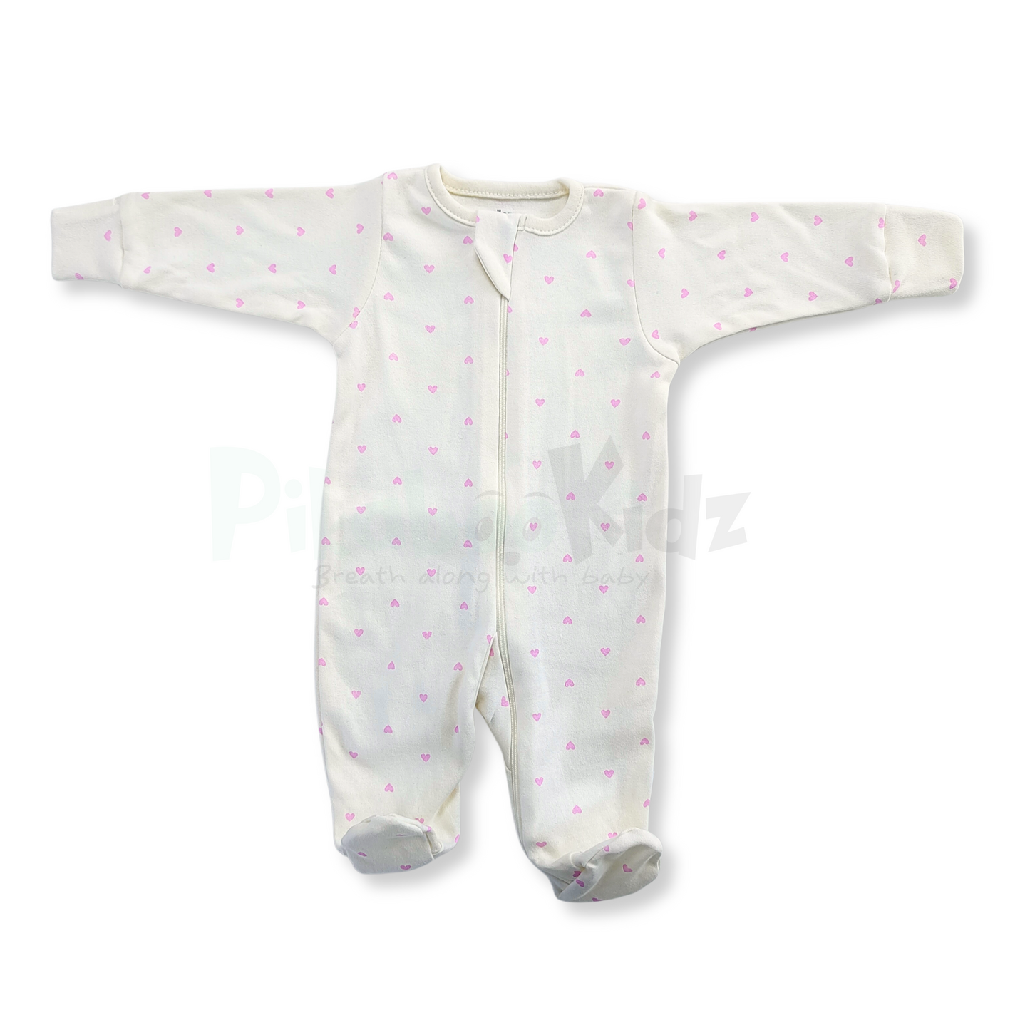 Full Footed Zipper Rompers - 3 Combo (3)