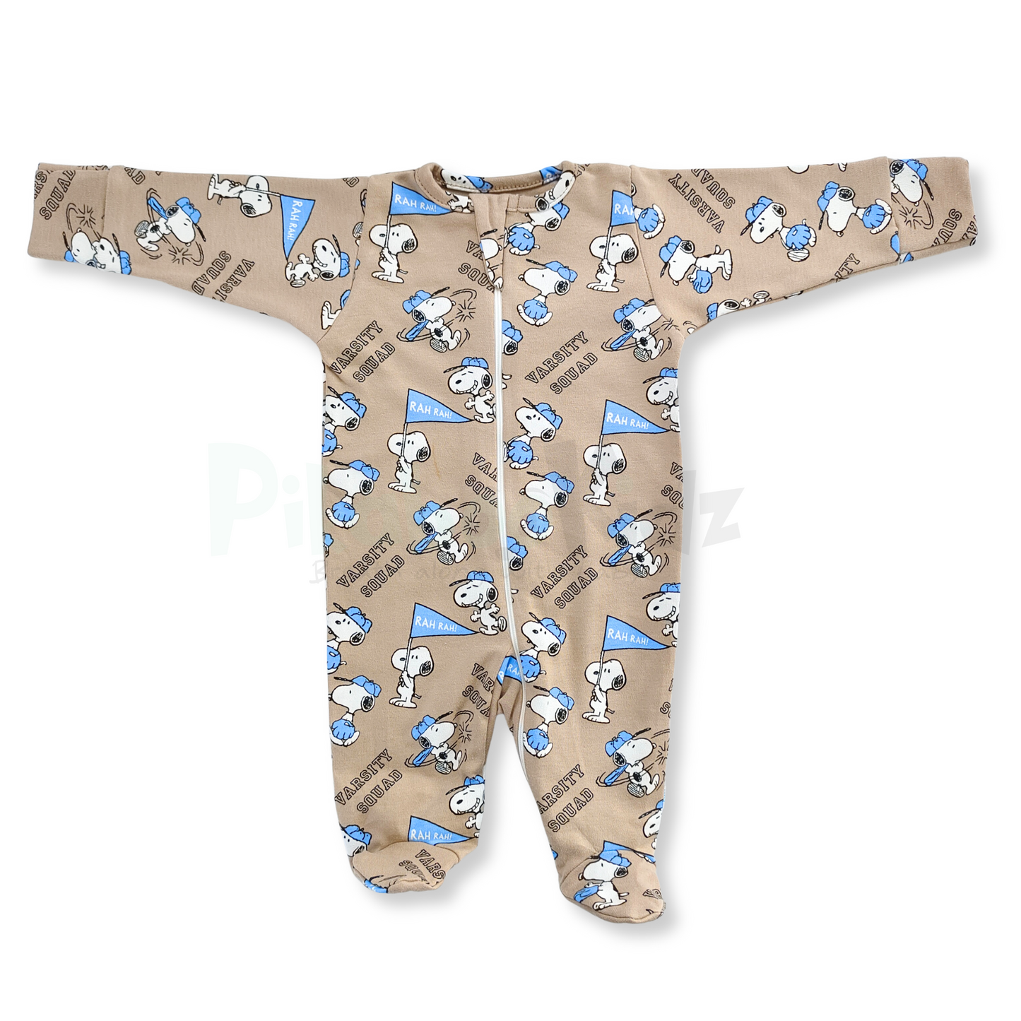 Full Footed Zipper Rompers - 3 Combo (3)
