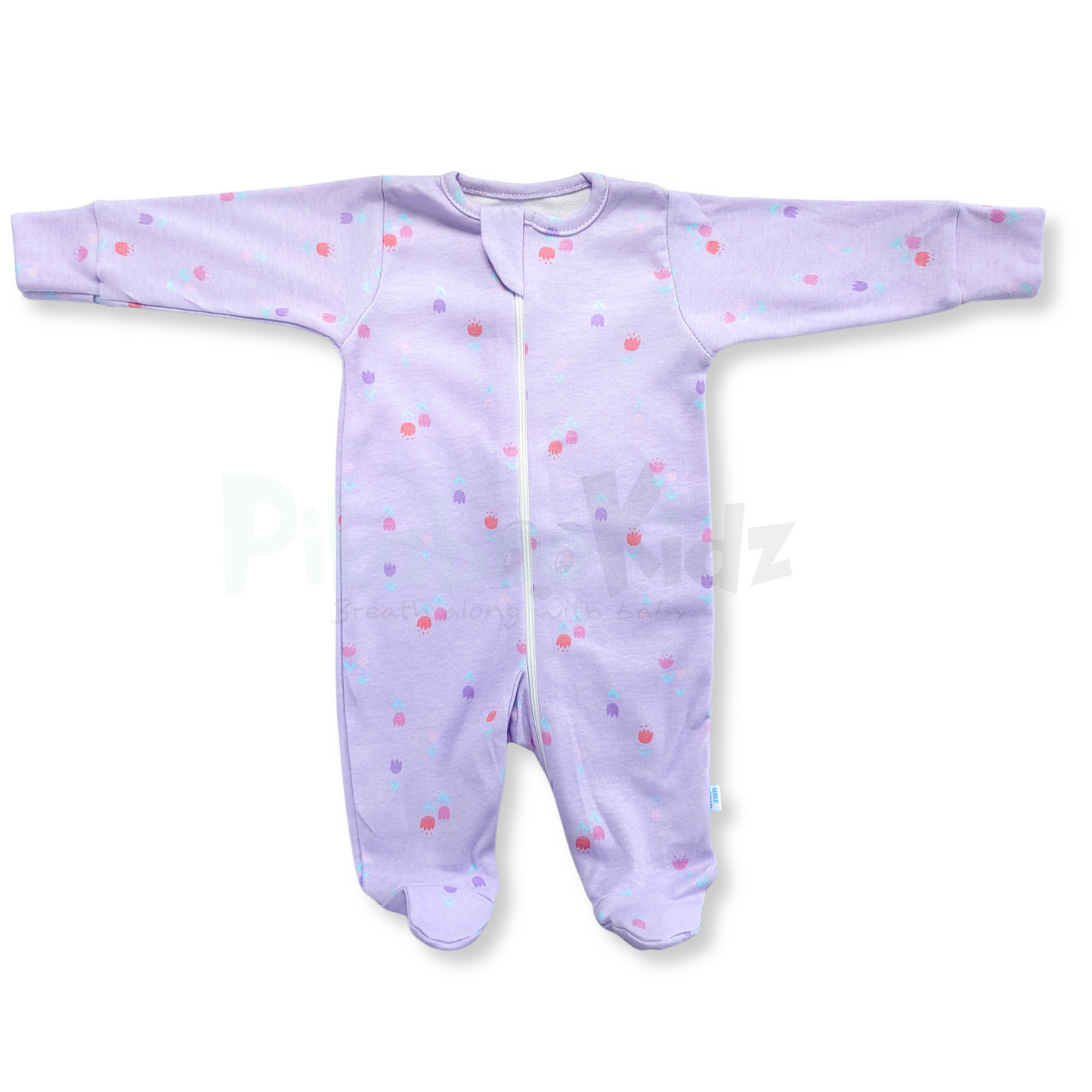 Full Footed Zipper Rompers - 3 Combo (3)