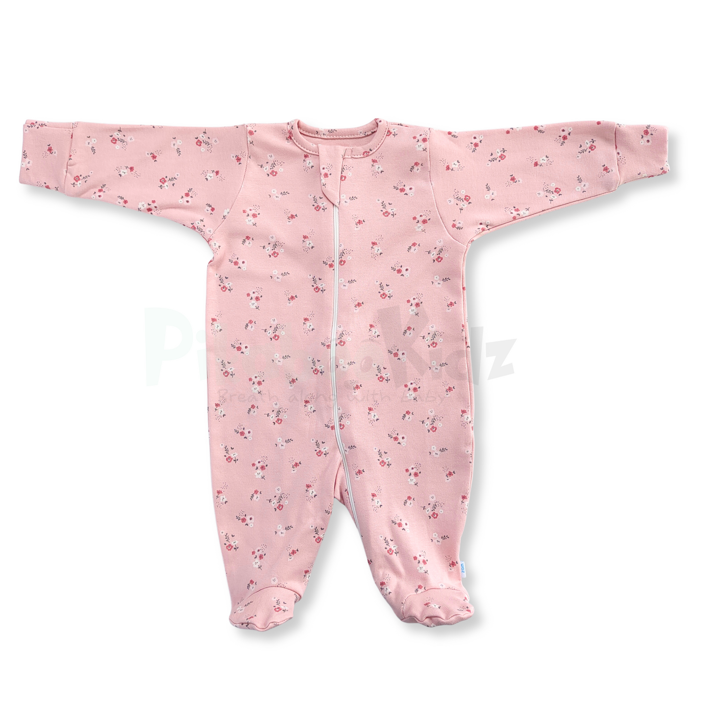 Full Footed Zipper Rompers - 3 Combo (2)