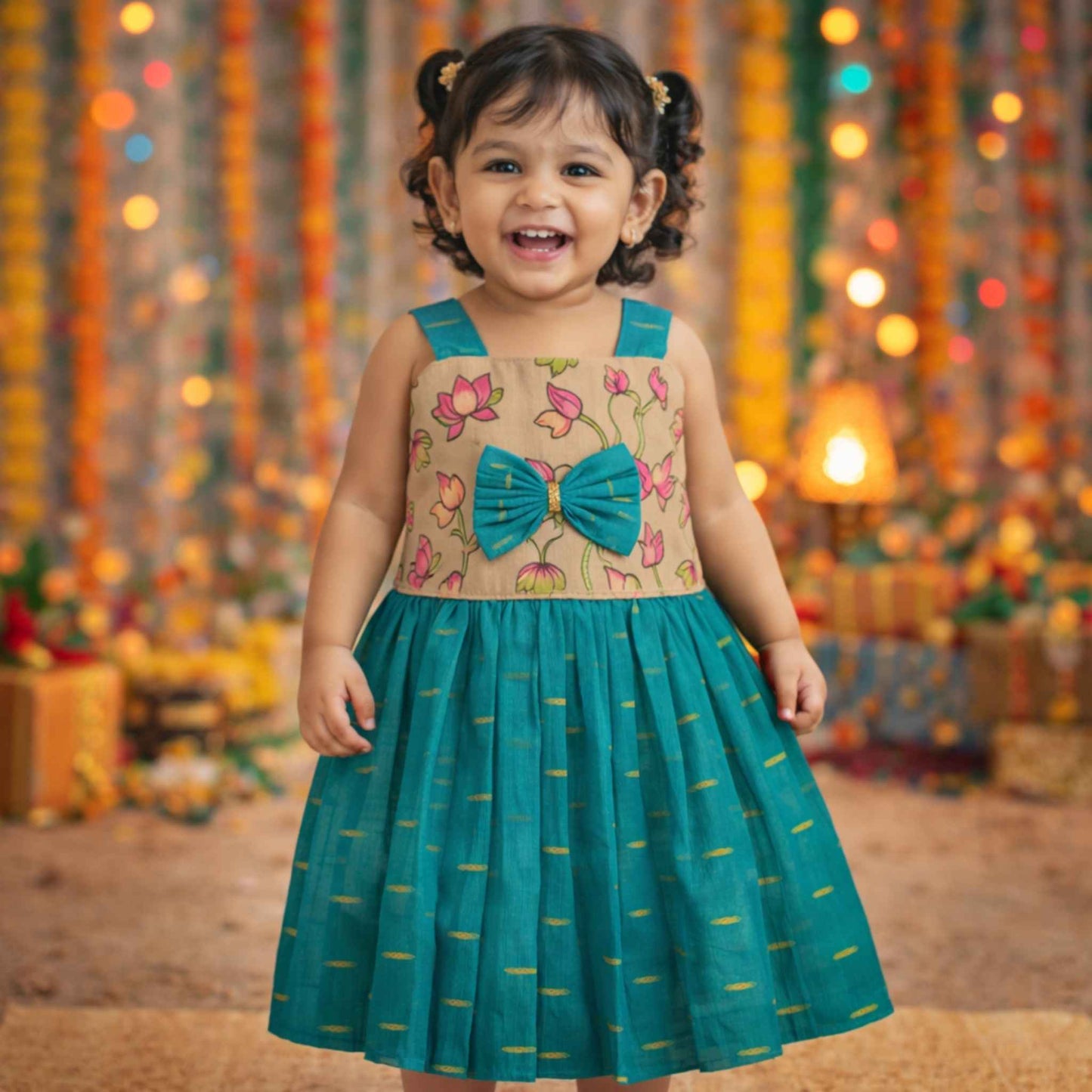 Ethnic Top & Skirts - Blue