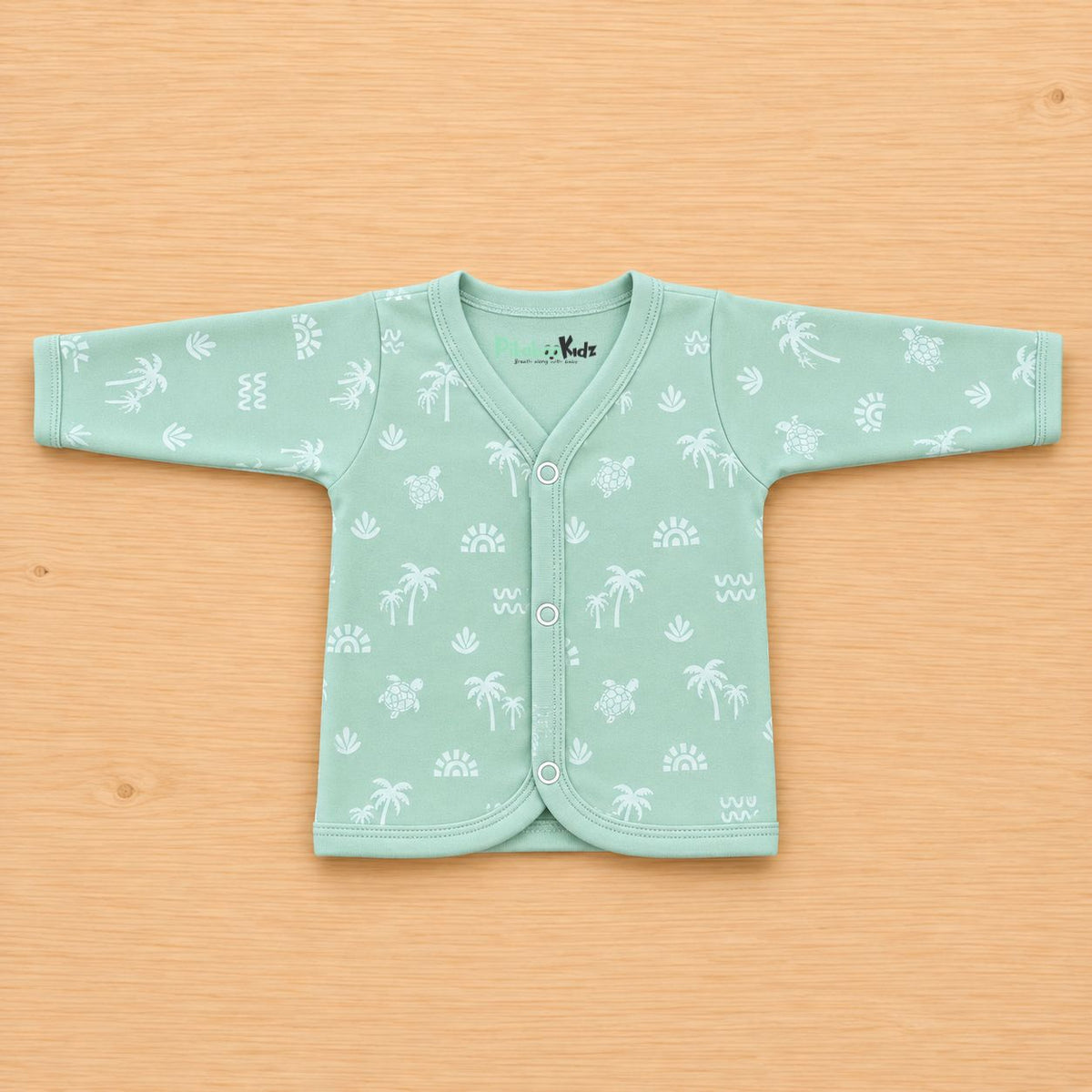Organic cotton Full sleeve Jabla 0-3M - Green