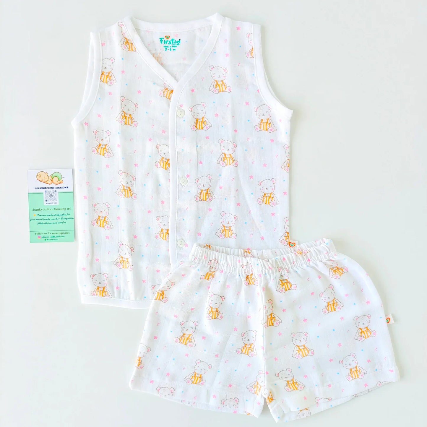 Muslin Jabla & Shorts Set 18-24M – ROMBER TEDDY