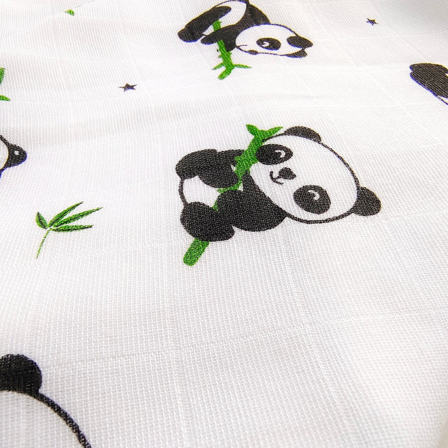 Muslin Cap mittens Booties – Panda
