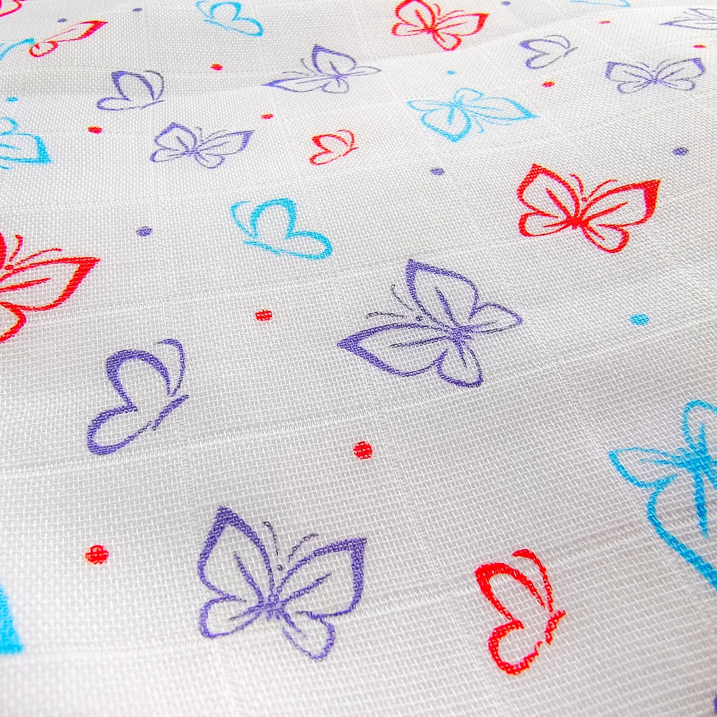 Muslin Face towels Pack of 5 Combo 30*30 CM (Assorted)