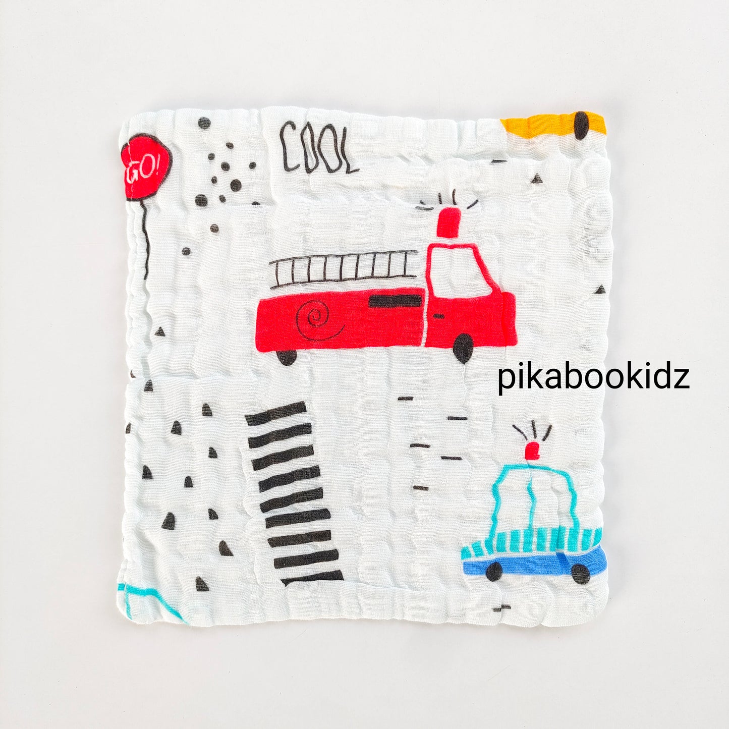 6 layer Muslin Color Washcloth Combo of Any 5 (Assorted)