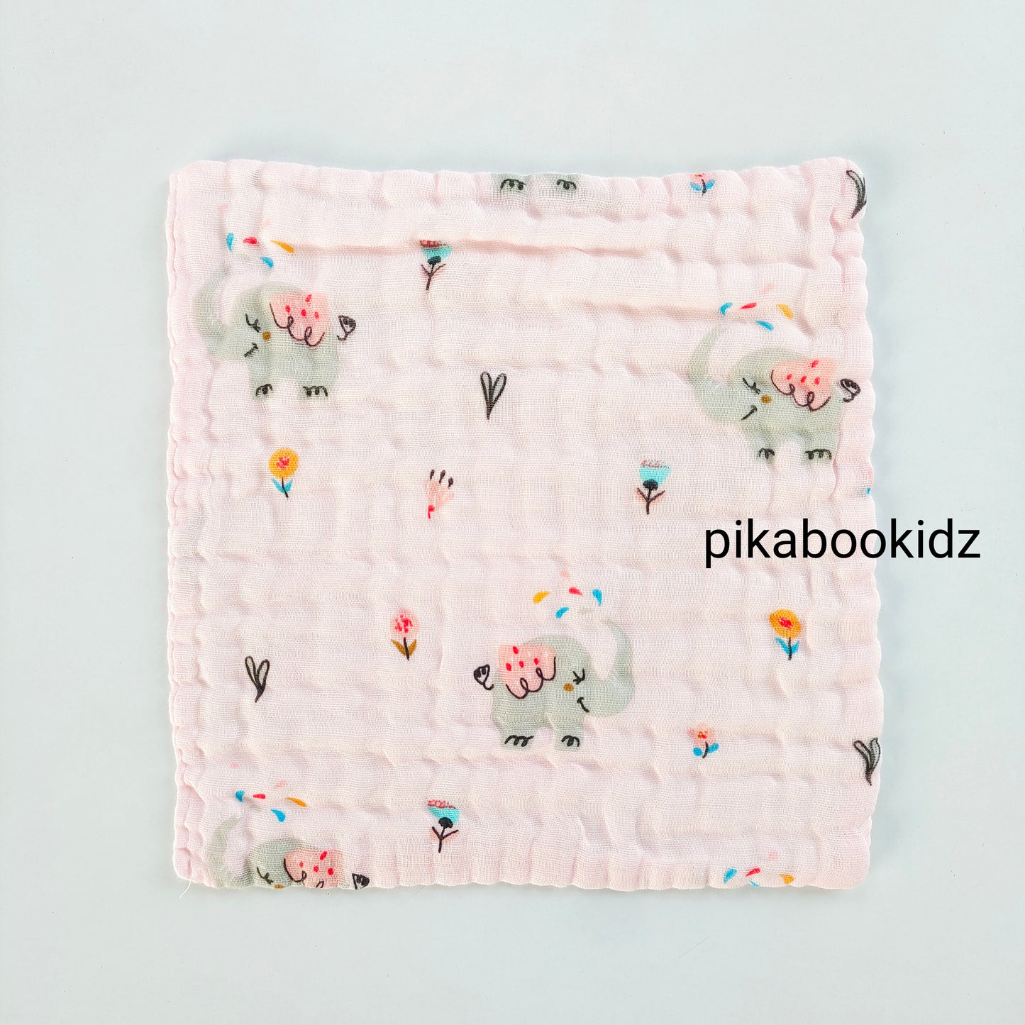 6 layer Muslin Color Washcloth Combo of Any 5 (Assorted)