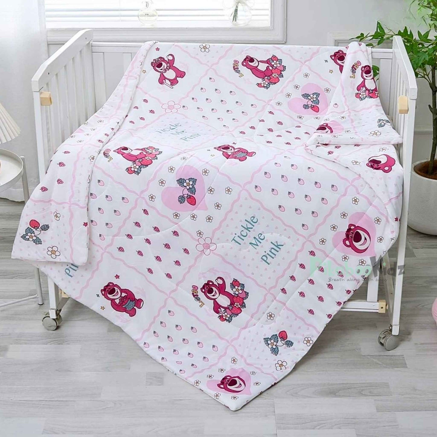 Baby Quilt 120*150cm - Tickle Me Pink