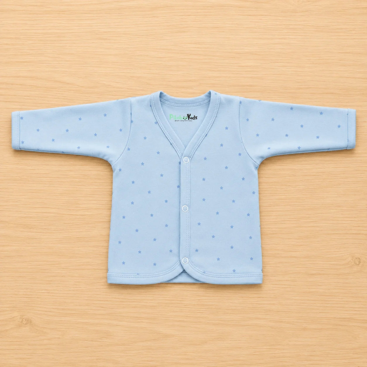 Organic cotton Full sleeve Jabla 0-3M - Blue stars