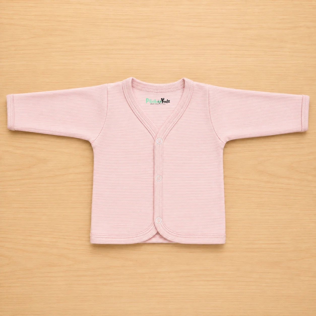Organic cotton Full sleeve Jabla 0-3M - pink stripes