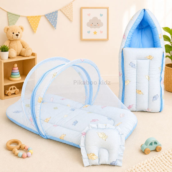Muslin Carry Nest & Net bed combo ➡️