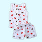 Muslin Vest & Shorts Set - Butterfly