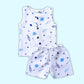 Muslin Vest & Shorts Set - Space
