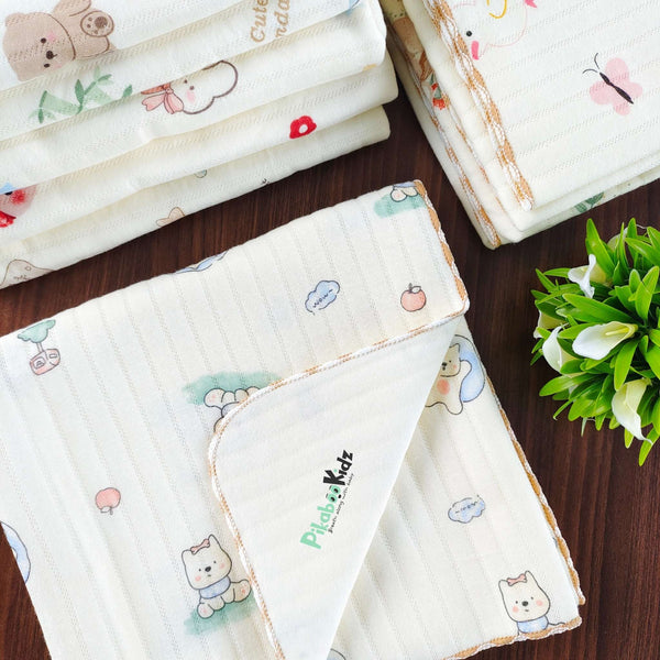 2 Layer Muslin Blanket in 85*85 cm - Puppy