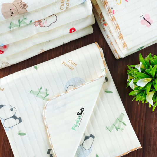 2 Layer Muslin Blanket in 85*85 cm - Cute Panda