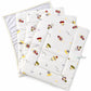 3 in 1 Reusable Muslin Diaper Mat - rockets