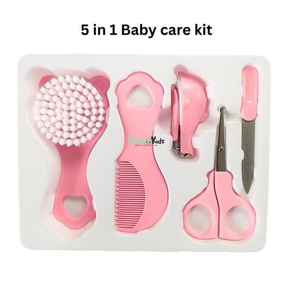 5 in 1 Baby care Kit (Pink) - alt view