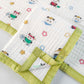 Muslin 6 layer Receiving Blanket - school panda