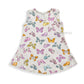 Cotton A-line frock 0-3M - Butterfly