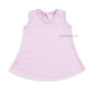 Cotton A-line frock 0-3M - Stripes