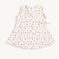 Cotton A-line frock 3-6M - Yellow flowers