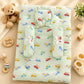Muslin bed with Bolsters and pillow Cars