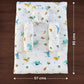 Muslin bed with Bolsters and pillow Cars