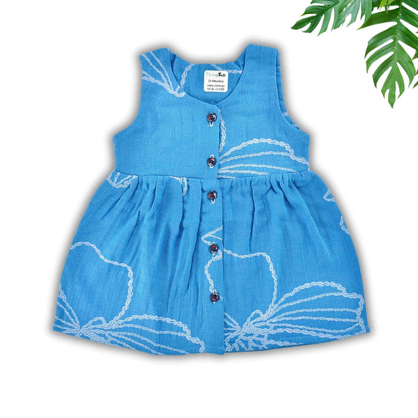 Muslin Sleeveless Frocks