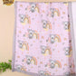 Muslin 6 layer Receiving Blanket Colors - Purple Koala