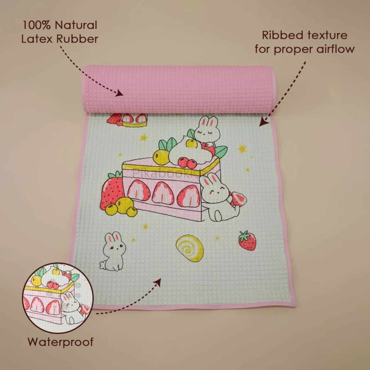 Air-Filled Waterproof Baby Rubber Mat - Animals
