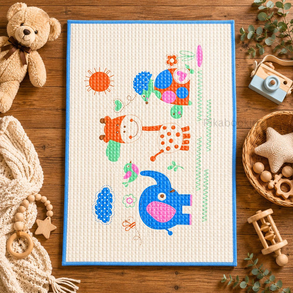 Air-Filled Waterproof Baby Rubber Mat - Animals