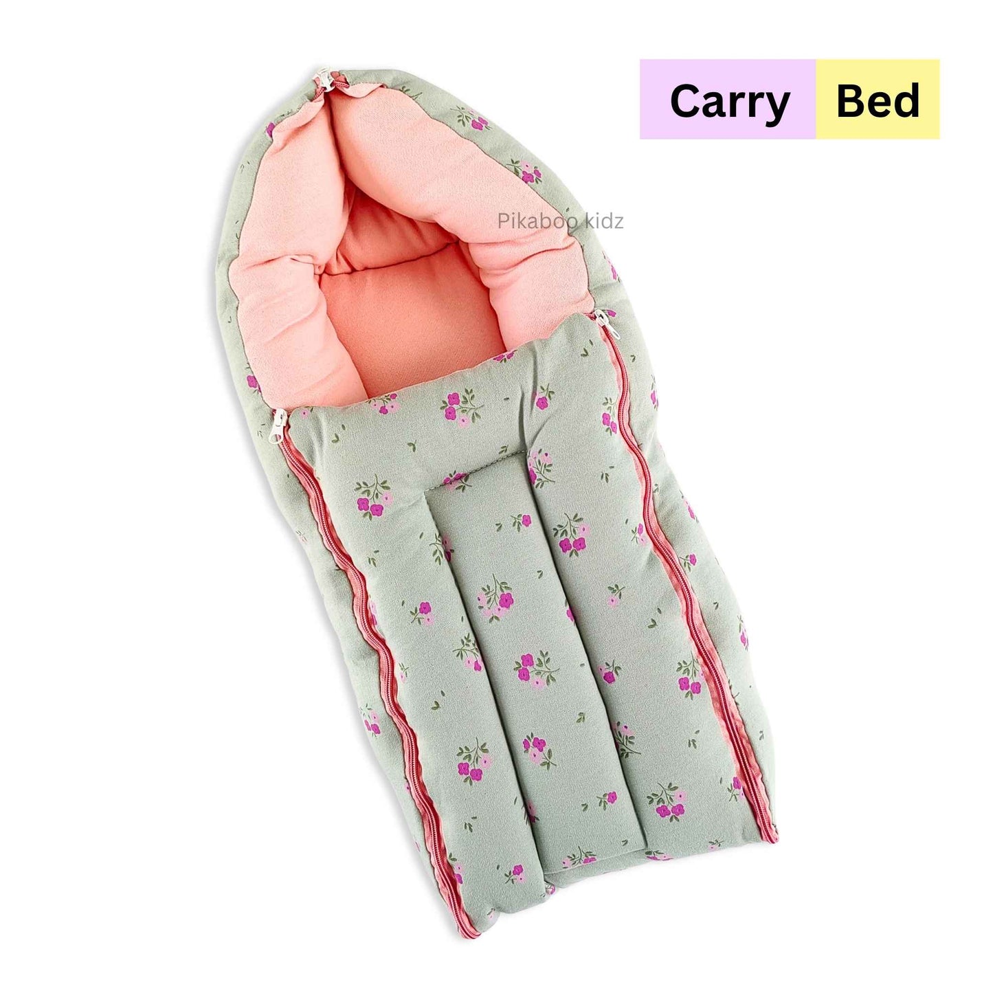 Cotton Carry Bed – Flowers