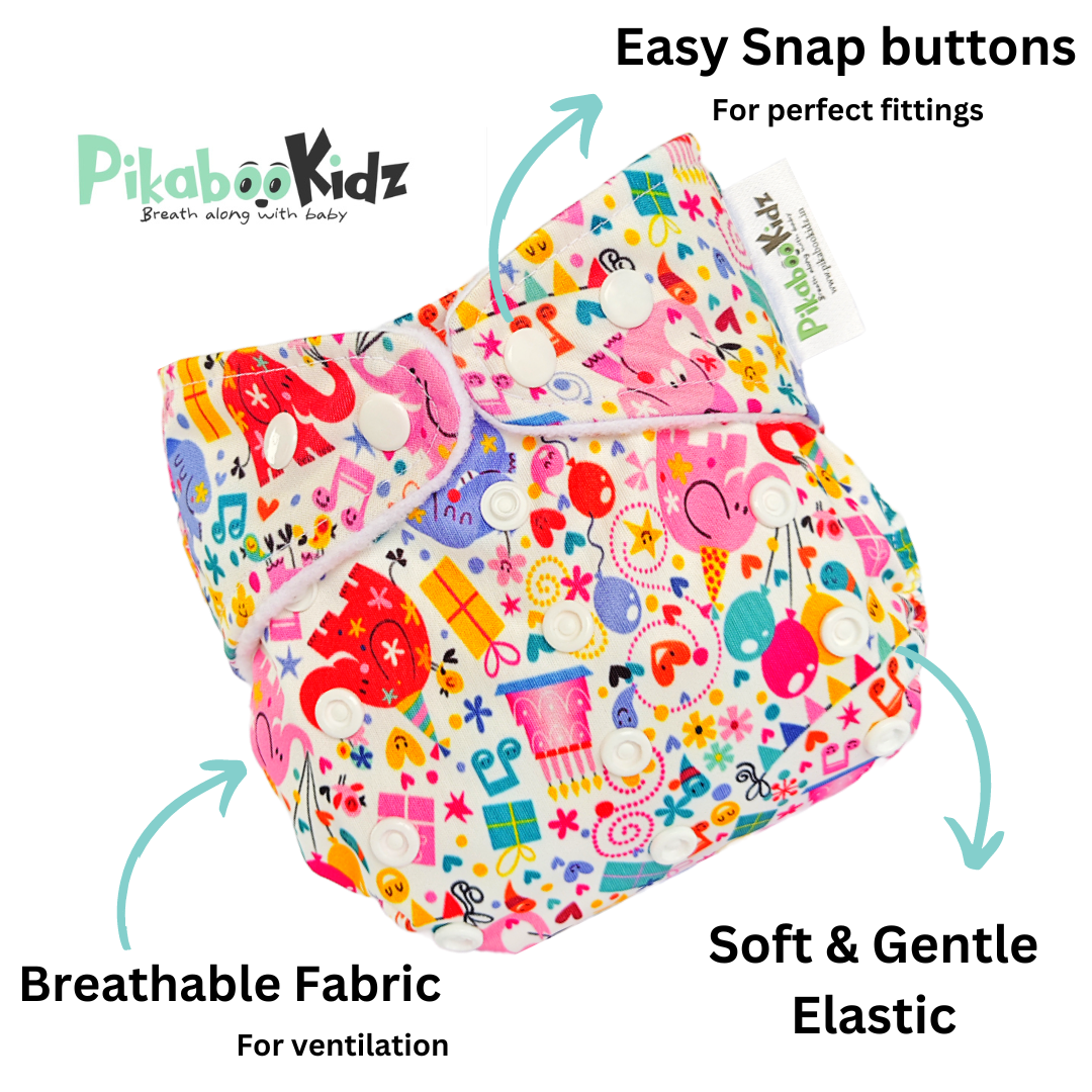 Organic Reusable Cloth Diapers – Party