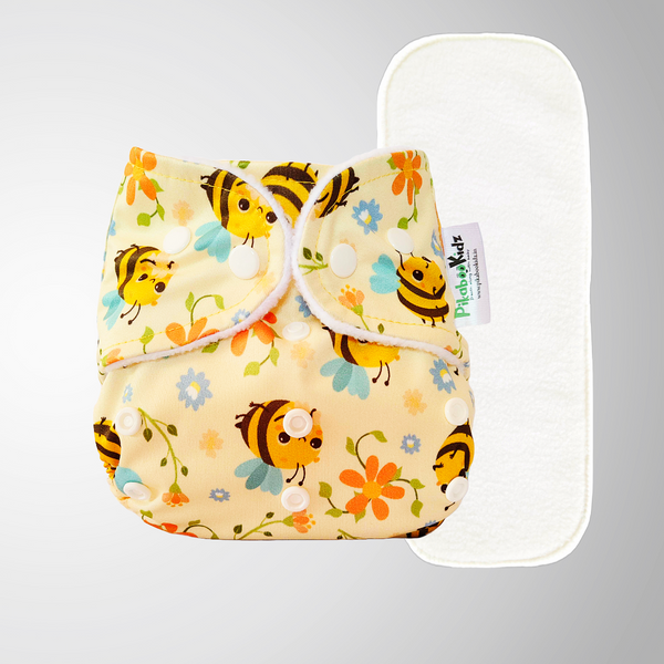 Organic Reusable Cloth Diapers – Honeybee