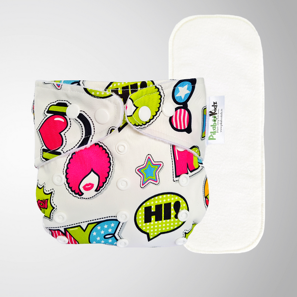 Organic Reusable Cloth Diapers – Green