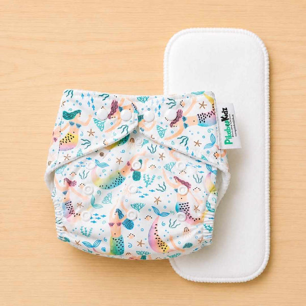 Reusable Cloth Diapers – Mermaid