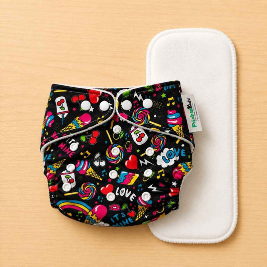 Reusable Cloth Diapers – Music Heart
