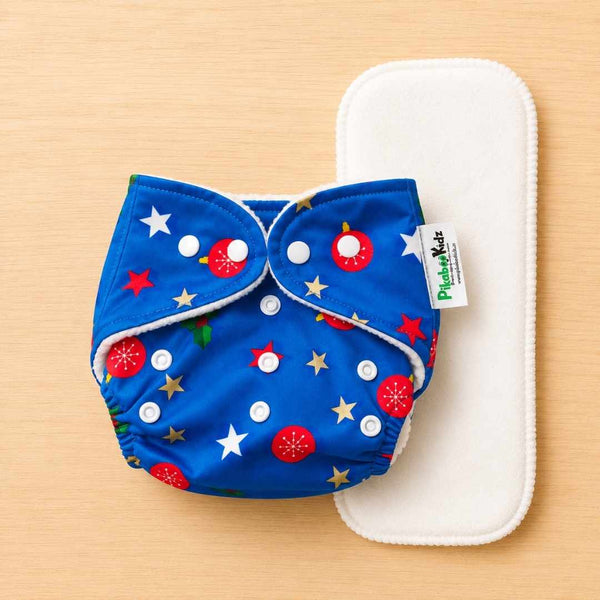 Reusable Cloth Diapers – Blue stars