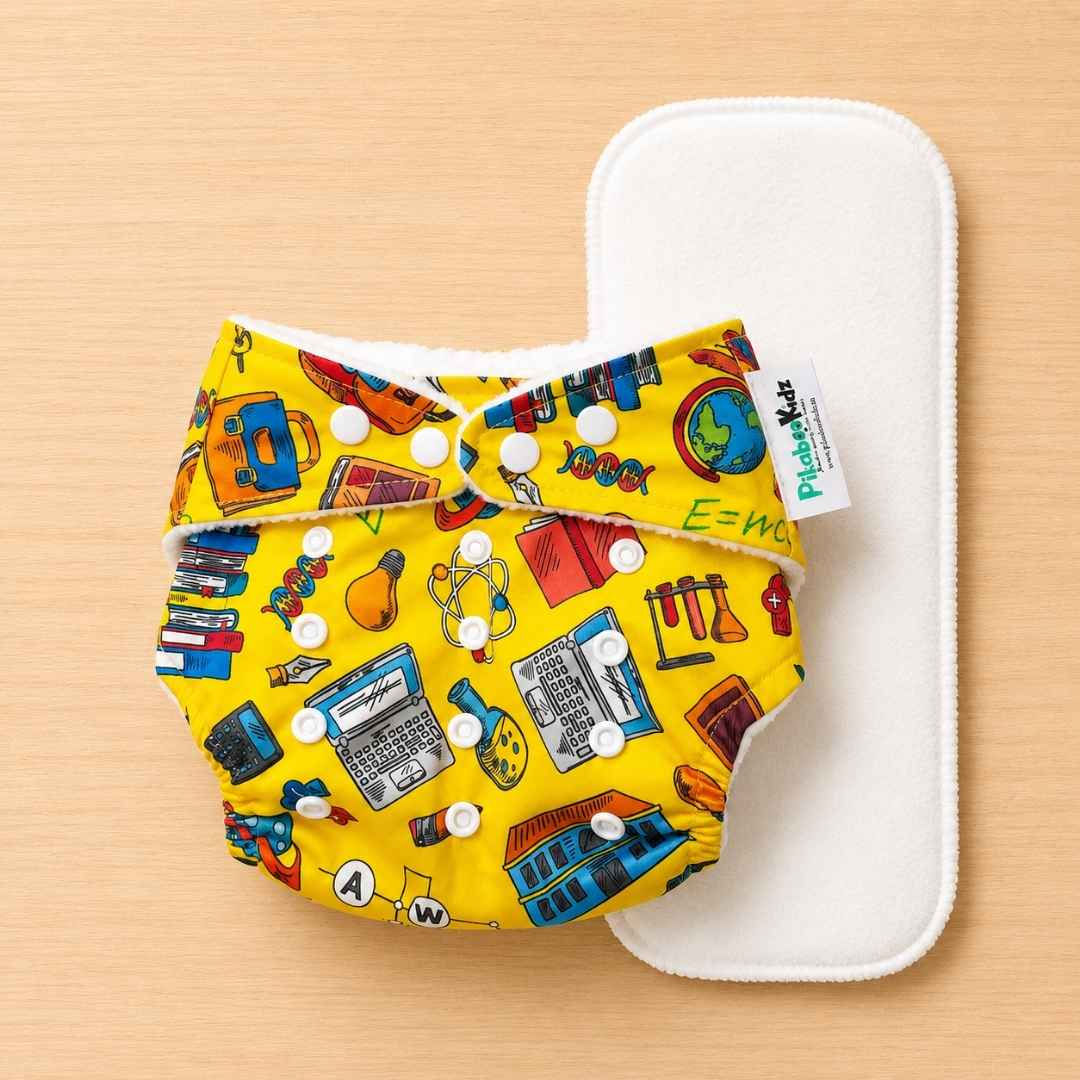Reusable Cloth Diapers – Yellow