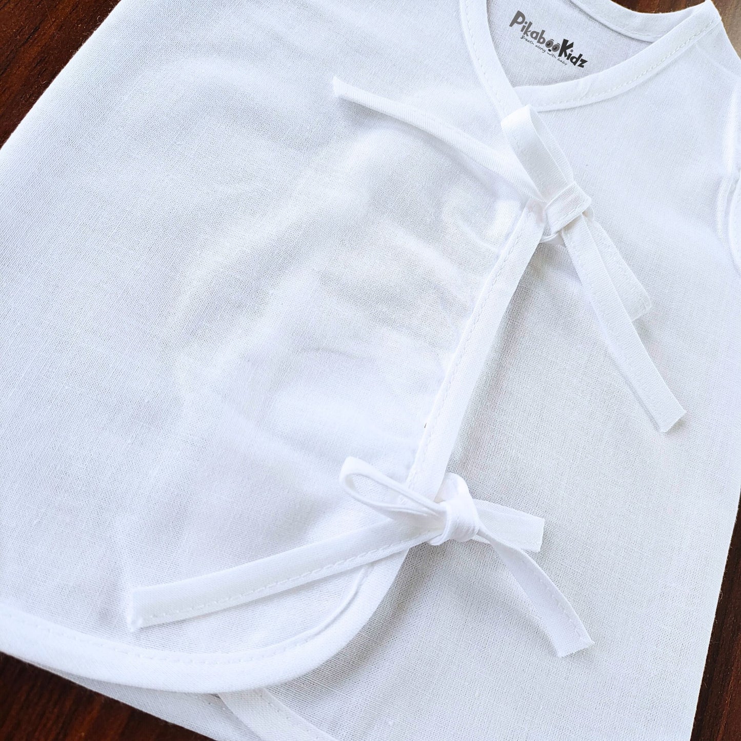 Cotton Side Knot Jabla - Newborn