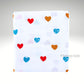 Organic Cradle cloth –  Hearts
